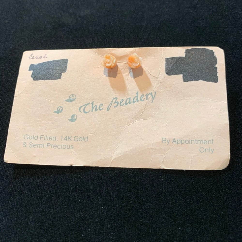 Handmade Genuine Coral Earrings